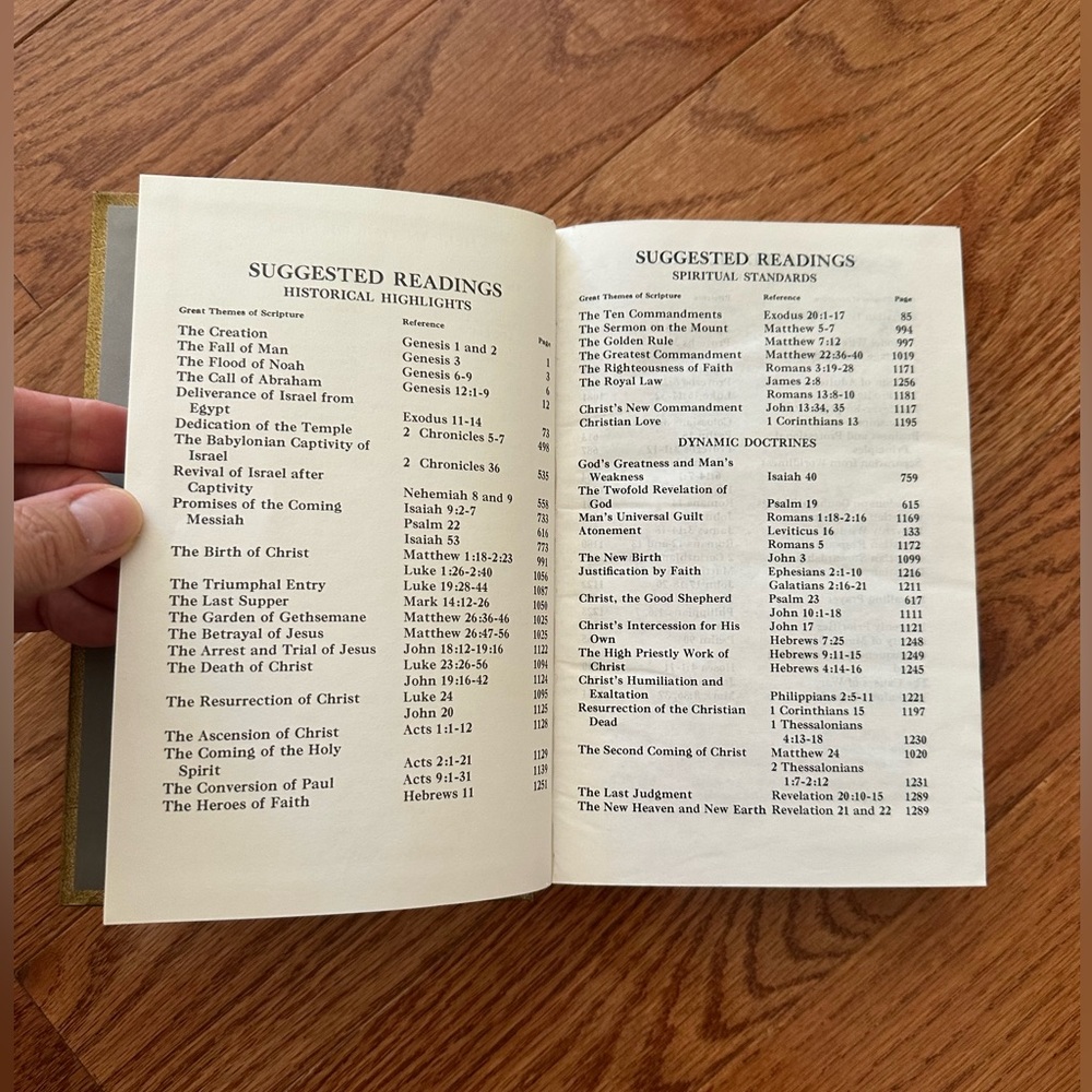 Gold Holy Bible by The Gideons - Picture 6 of 9